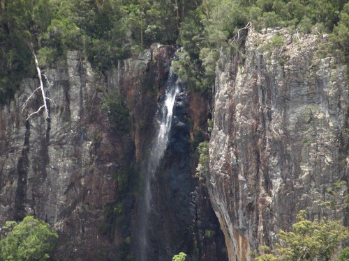 A waterfall at Canyon Lookout